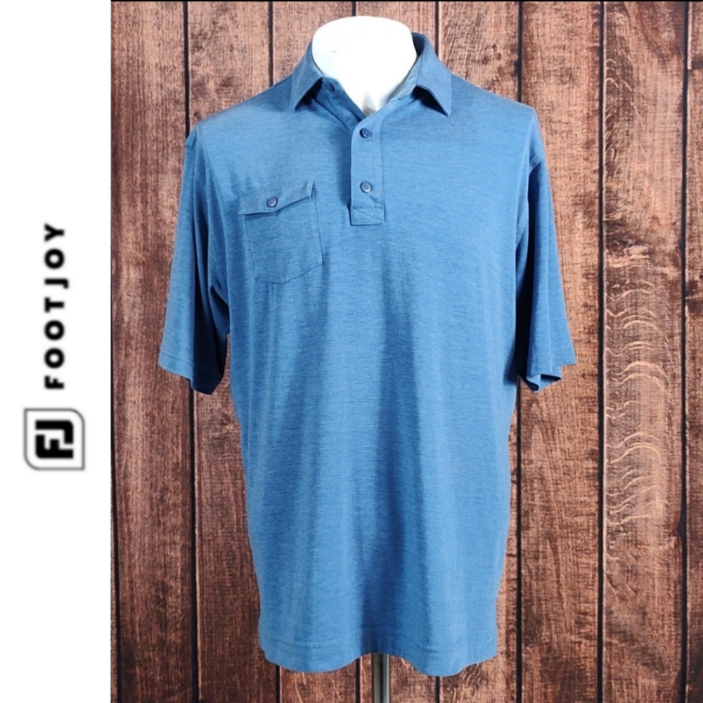 Rare Retro Limited Edition Mens Three Button Polo With Button Flap Pocket